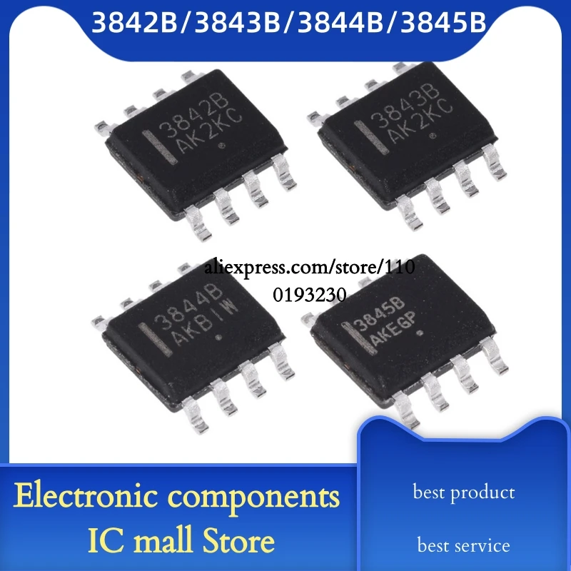 10cs/лот 3842B 3843B 3844B 3845B UC3842BD1R2G UC3843BD1R2G UC3844BD1R2G UC3845BD1R2G IC REG CTRLR FLYBACK SOP-8 в наличии