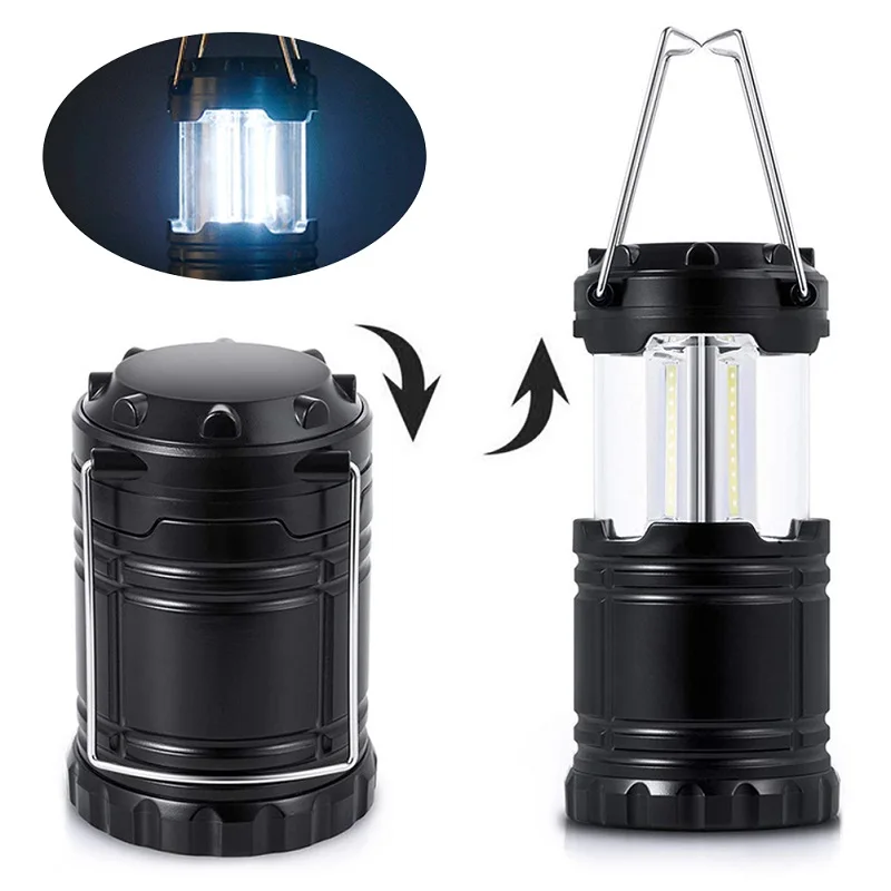 

LED Camping Lantern Suitable Survival Kits Hurricane Emergency Light for Storm Outages Outdoor Portable Lanterns Collapsible