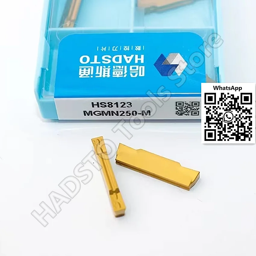 MGMN250-G HS8123/MGMN250-M HS8123/MGMN150-G HS8123/MGMN200-G HS8123/MGMN200-M HS8123 HADSTO CNC carbide cut off Slotting inserts