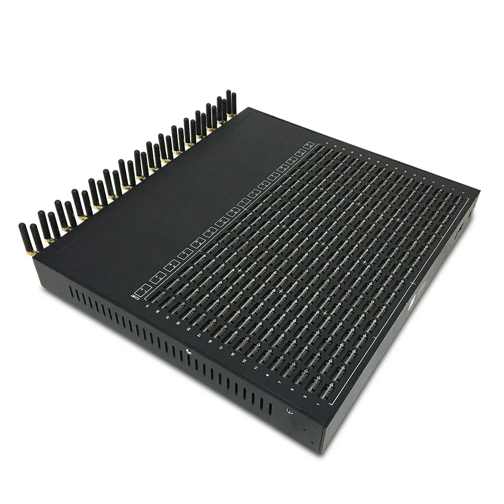 Hottest 4g LTE 32 Port GSM Modem with automatic 512 multi sim rotation for sms receive online