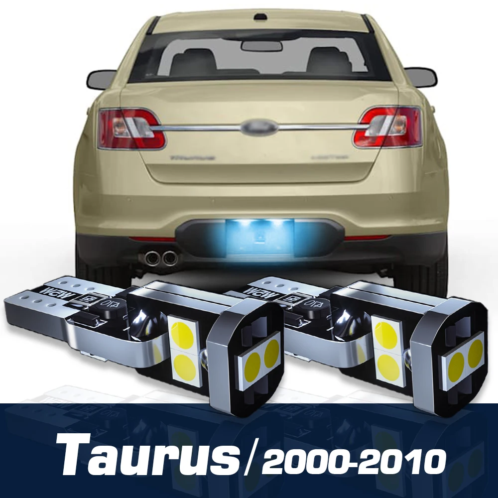 

2pcs LED License Plate Light Canbus Accessories For Ford Taurus 2000 2001 2002 2003 2004 2005 2006 2007 2008 2009 2010
