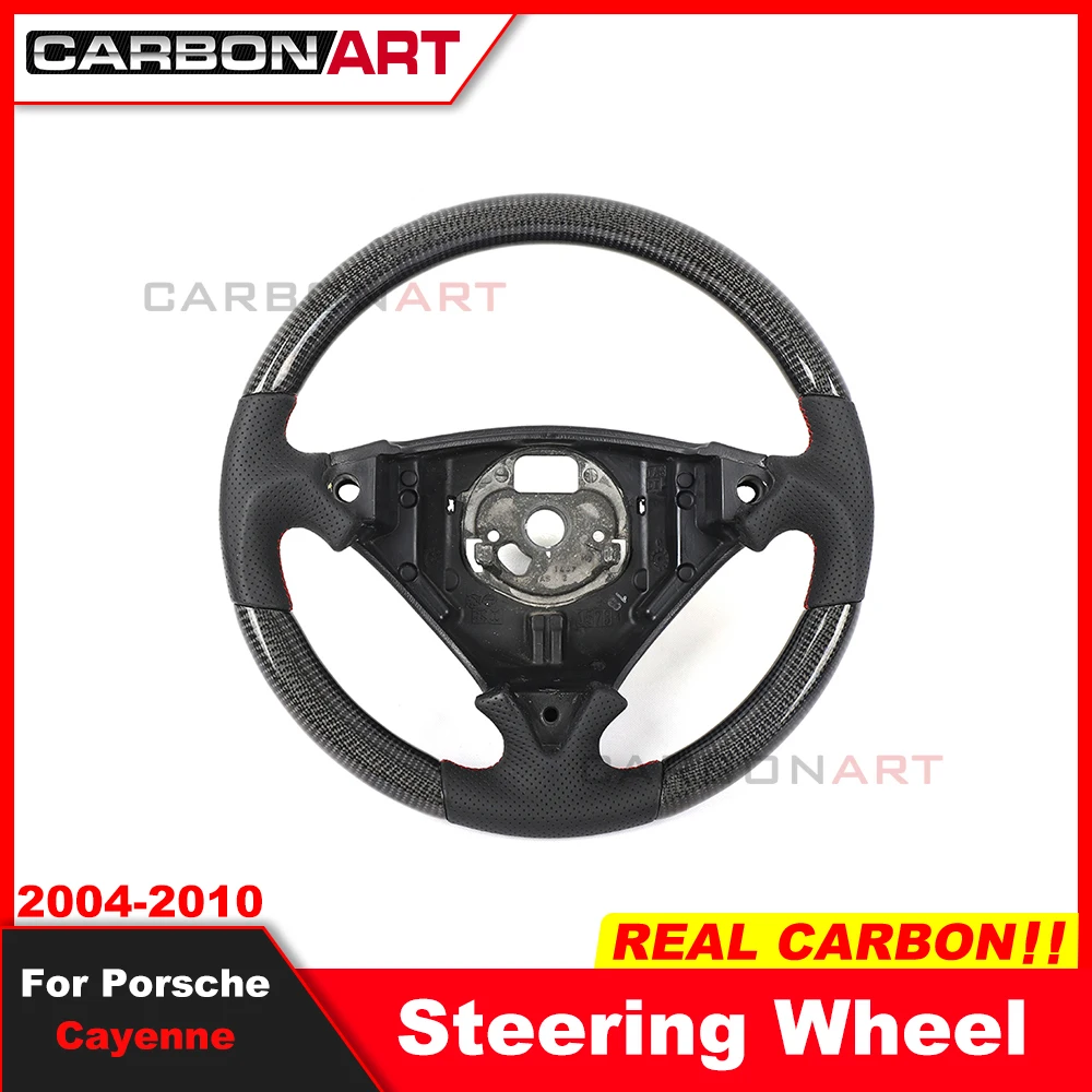 

Custom alcantar led carbon fiber LED steering wheel For porsche 2004-2010 Cayenne racing wheel convertible