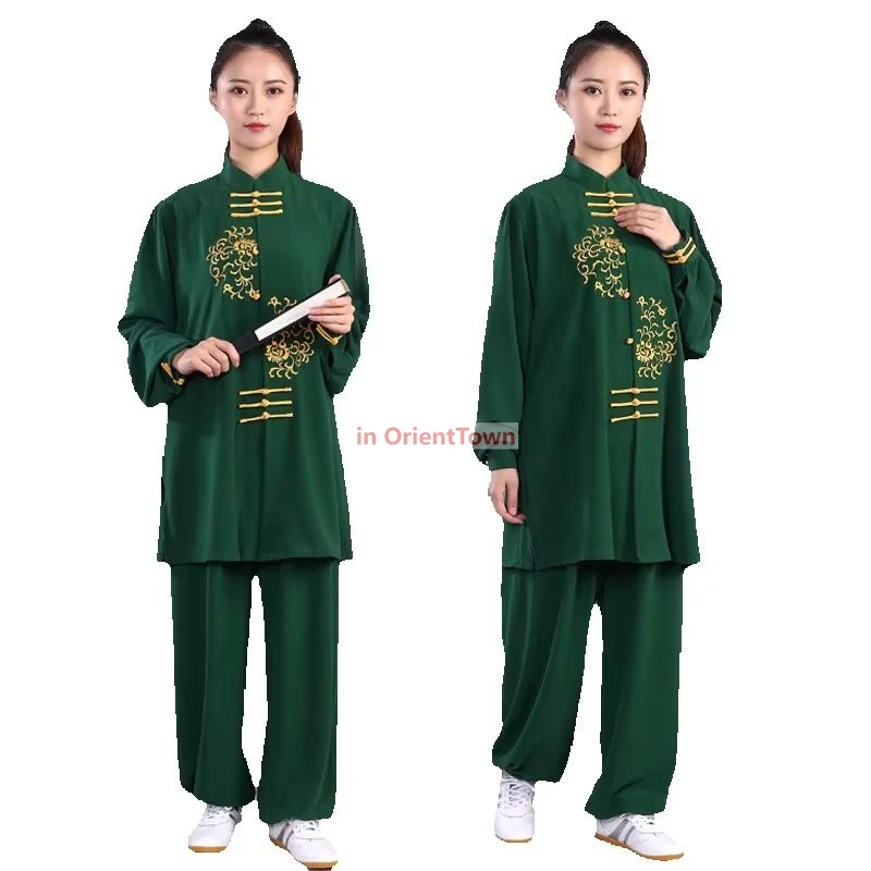 Китайский костюм Тай Чи Тан дышащая женская униформа для кунг-фу ушу боевые