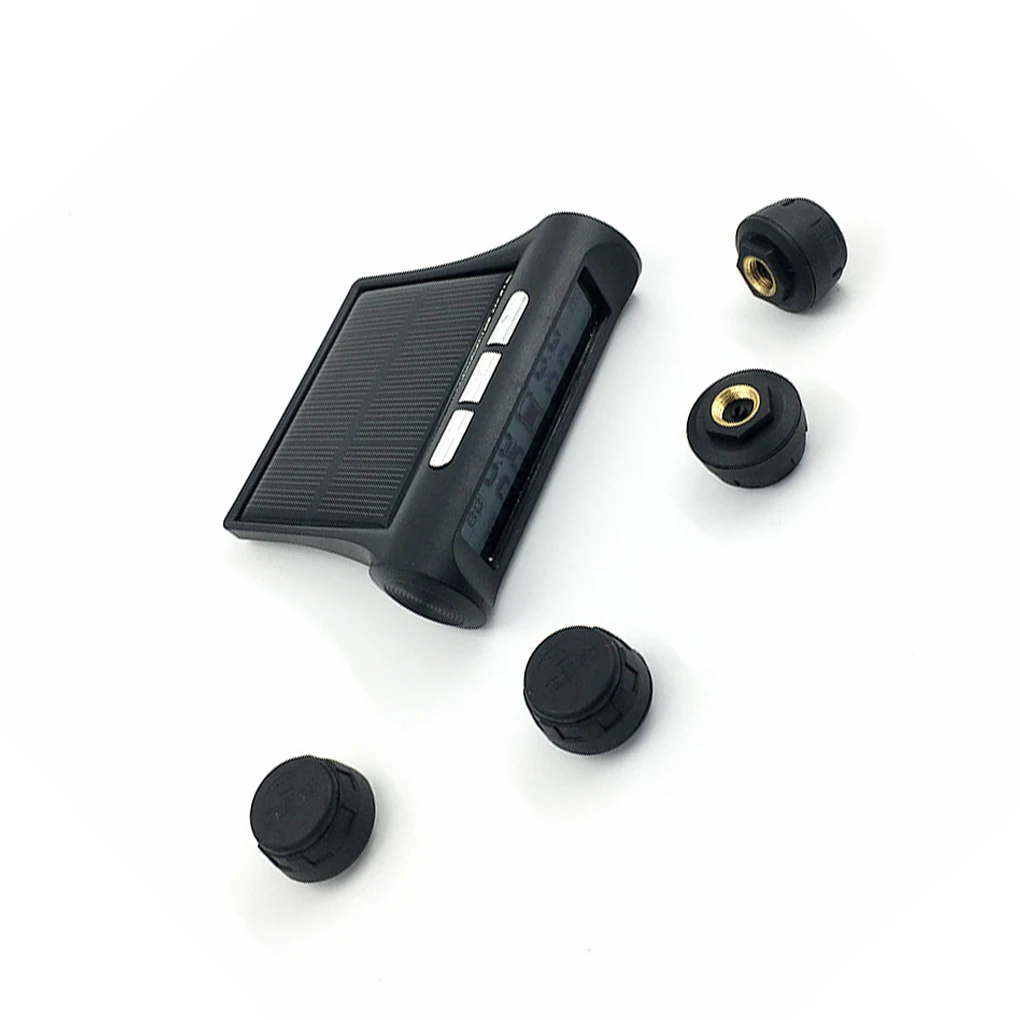 

Датчик давления в шинах на солнечной батарее, портативный цифровой съемный датчик давления в шинах