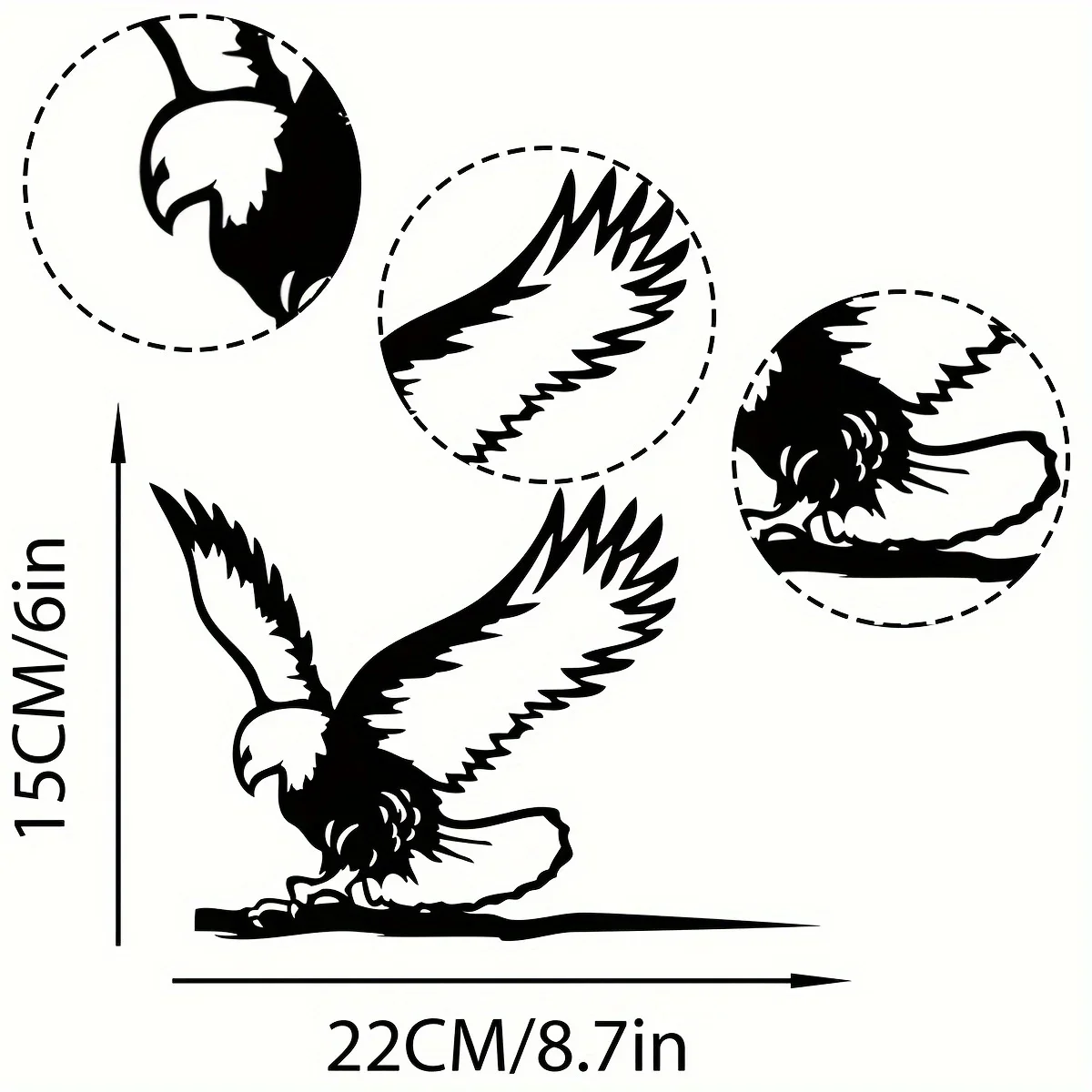 Металлический декоративный садовый кол Orlan HelloYoung цельная устойчивая к ржавчине