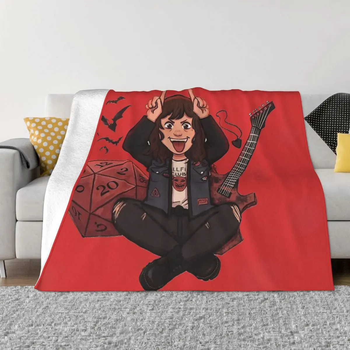 

Одеяло для научной фантастики «очень странные дела», Фланелевое украшение, переносное домашнее покрывало с изображением героев