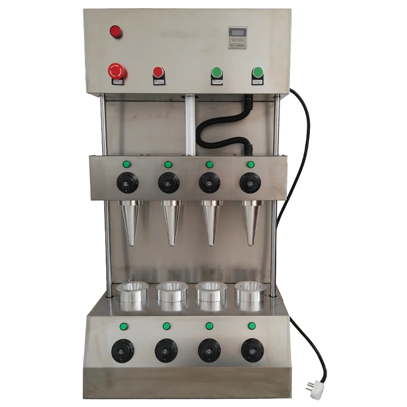 

Electric Pizza Cone Maker Machine Quality Commercial Automatic Stainless Steel