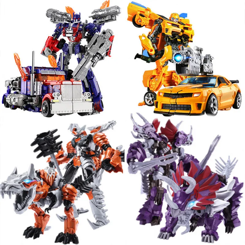 

Dinosaur Transformable Toys PVC Anime Deformable Robot Car Action Figures Collection Model Toys For Kids Adult Birthday Gifts