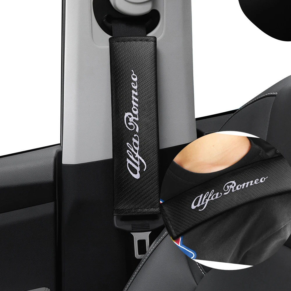 

Auto Decoration Auto Parts Protector Shoulder Pad Auto Safety Belt Shoulder Strap For Mito 147 156 159 166 Giulietta