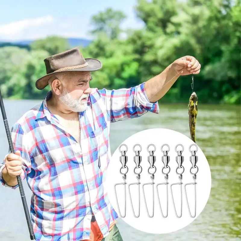 Вертлюг для рыбы 10X зажимы тунца из нержавеющей стали рыболовные аксессуары