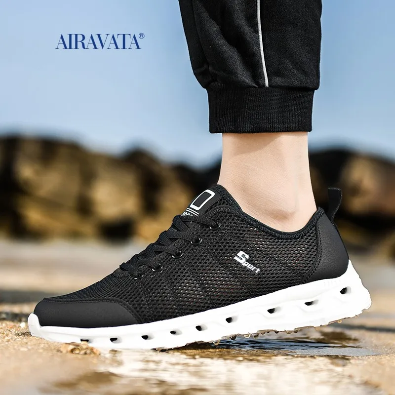 Men Outdoor Sandals Summer Brand Outdoor Mens Sport Wear-resistant Flats Shoes Waterproof Non-slip Walking Shoes 39-48