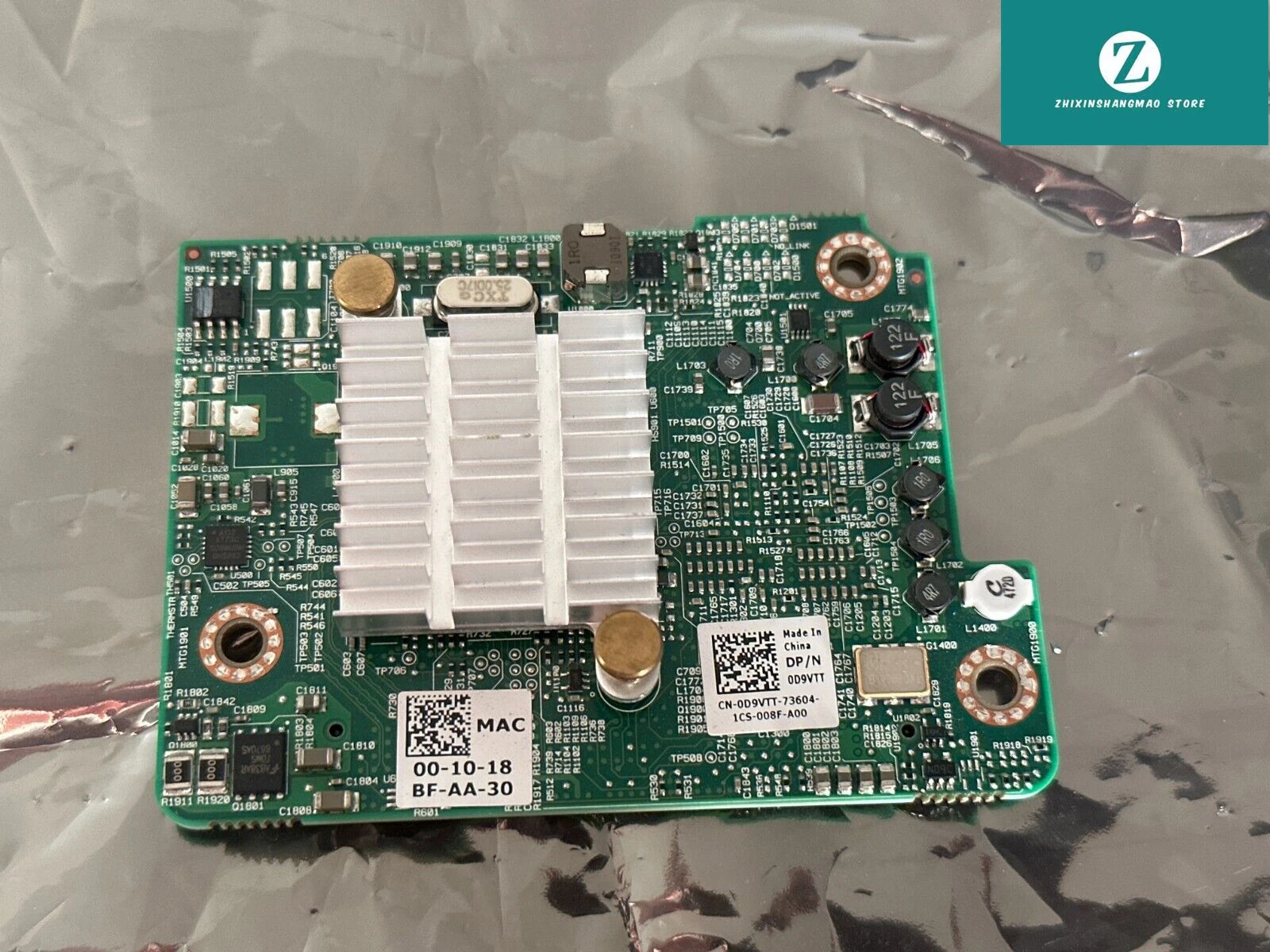 Для Dell Broadcom PowerEdge NetXtreme II 57711 Dual Port LOM Riser Card d9mtb 0d9mtb
