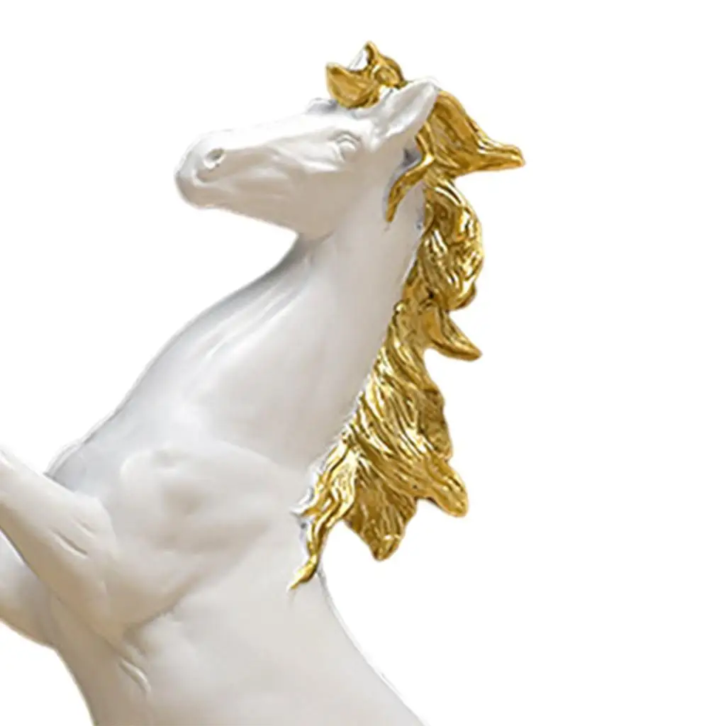 

Galloping Horse Decoration Shelf Statue Office Home Ornament Gold