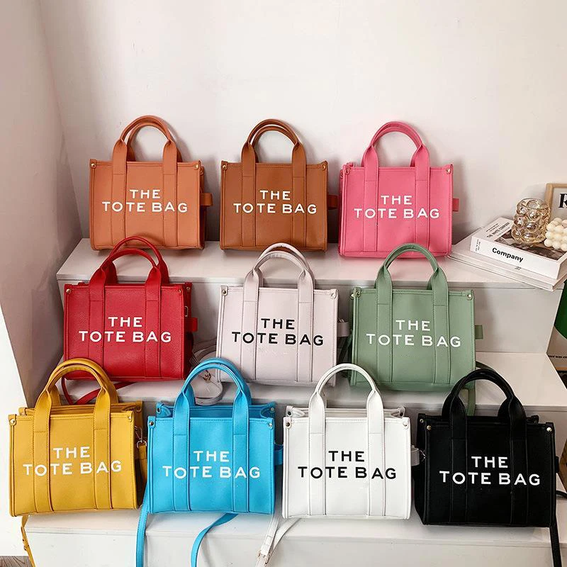 Leather Tote Crossbody Bags for Women 2023 Designer The Tote Bag Women Handbags Casual Shoulder Bag Brands Shopper Purses