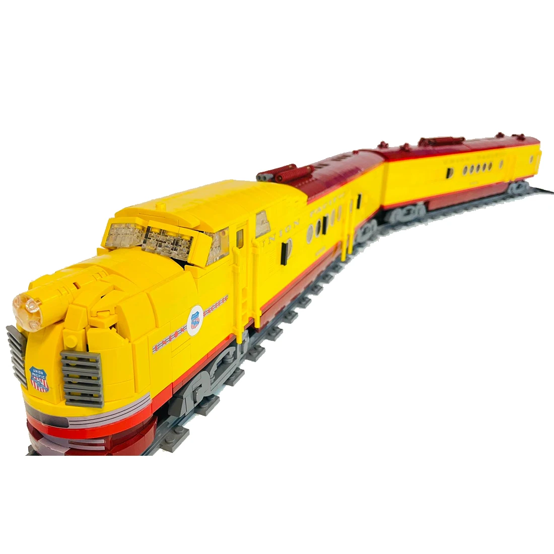 MOC-97195 2247 шт. + Подлинная Лицензия M10005 &quotГород Денвер&quot A &amp B-единицы локомотивный