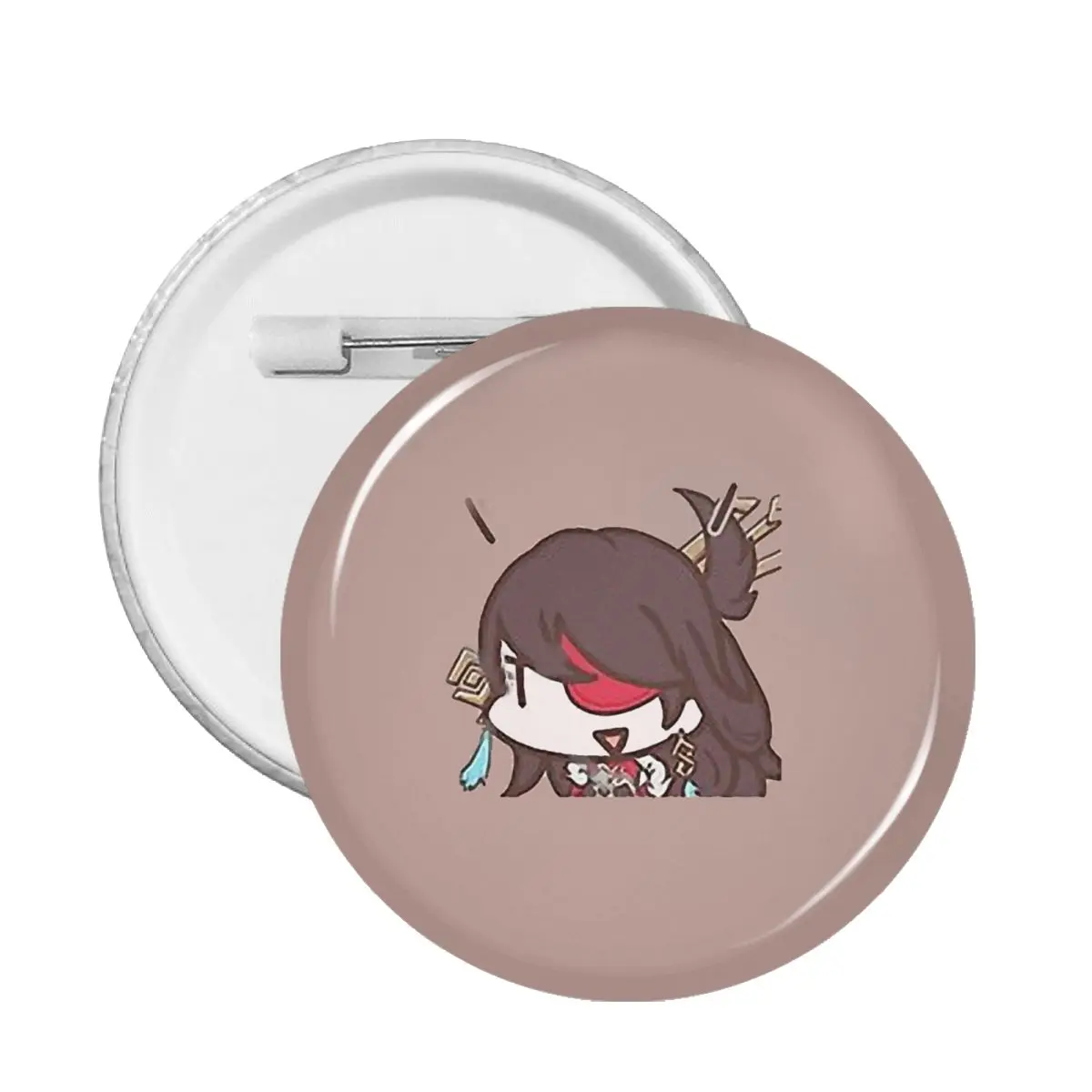 

Kawaii Beidou Chibi значок Genshin ударопрочное приключение игра декоративные шпильки для друзей значки броши для одежды