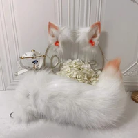 new arctic fox anime beast ear beast tail wolf ear cat ear fox ear headband custom cosplay