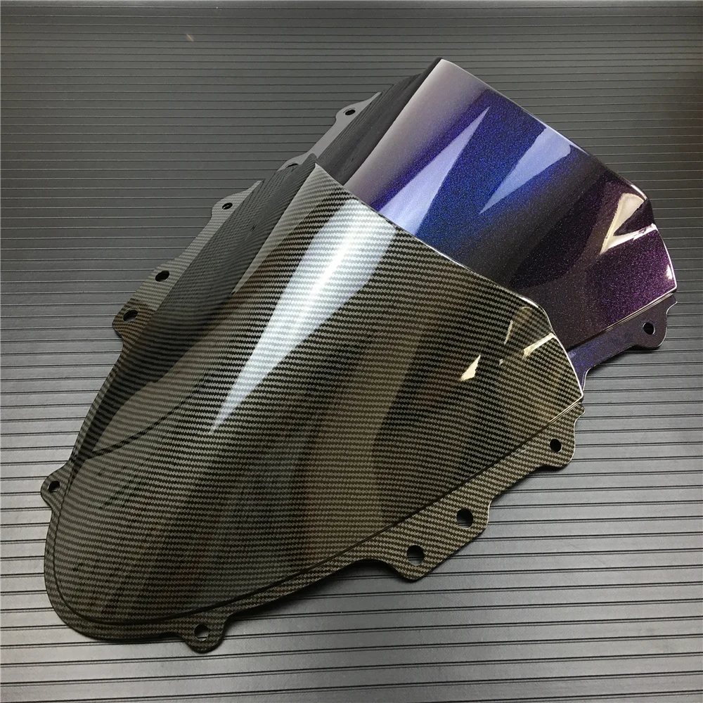 Экран ветрового стекла мотоцикла углеродный блеск хамелеон для Suzuki GSXR 600 750 R K4 gsxr r