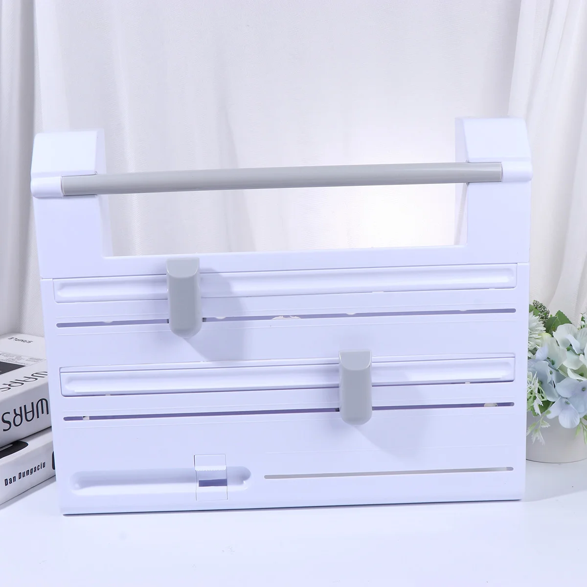 

Holder Rack Paper Storagegarbage Kitchendispenser Towel Wall Grocery Towelsmount Cuttingwrap Shelf