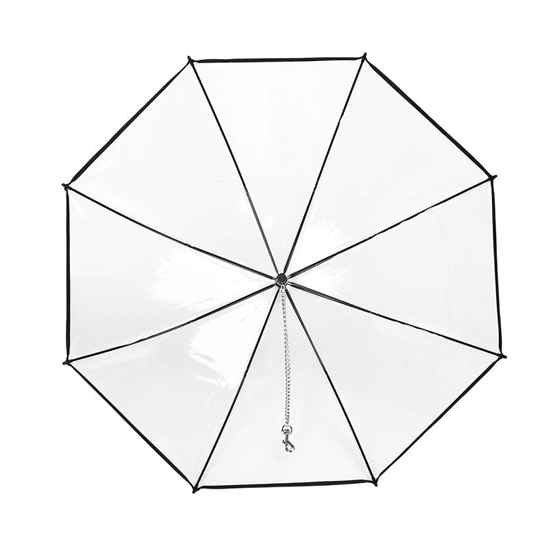 1 шт. новый прозрачный зонт для домашних питомцев переносное дождевое снаряжение