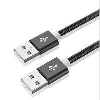 double head usb public to public data cable mobile hard disk connecting cable u disk extension cable duplicating cable