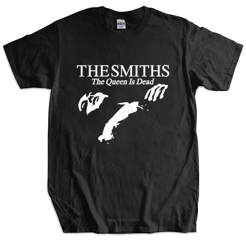 Мужская хлопковая футболка Hombres Futbol Camiseta Casual de Verano The Smiths &quotThe Queen is Dead&quot los Años