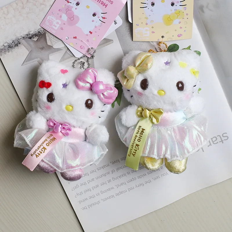 Мультяшная анимация Sanli Hello Kitty плюшевая подвеска милые игрушки для кукол кукла