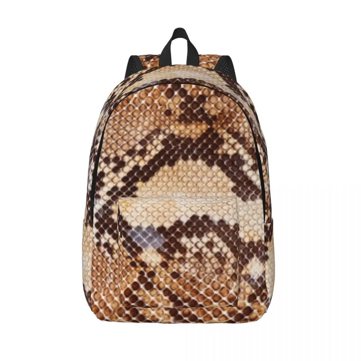 

Вместительный рюкзак для мужчин и женщин, школьный ранец со змеиным узором для студентов