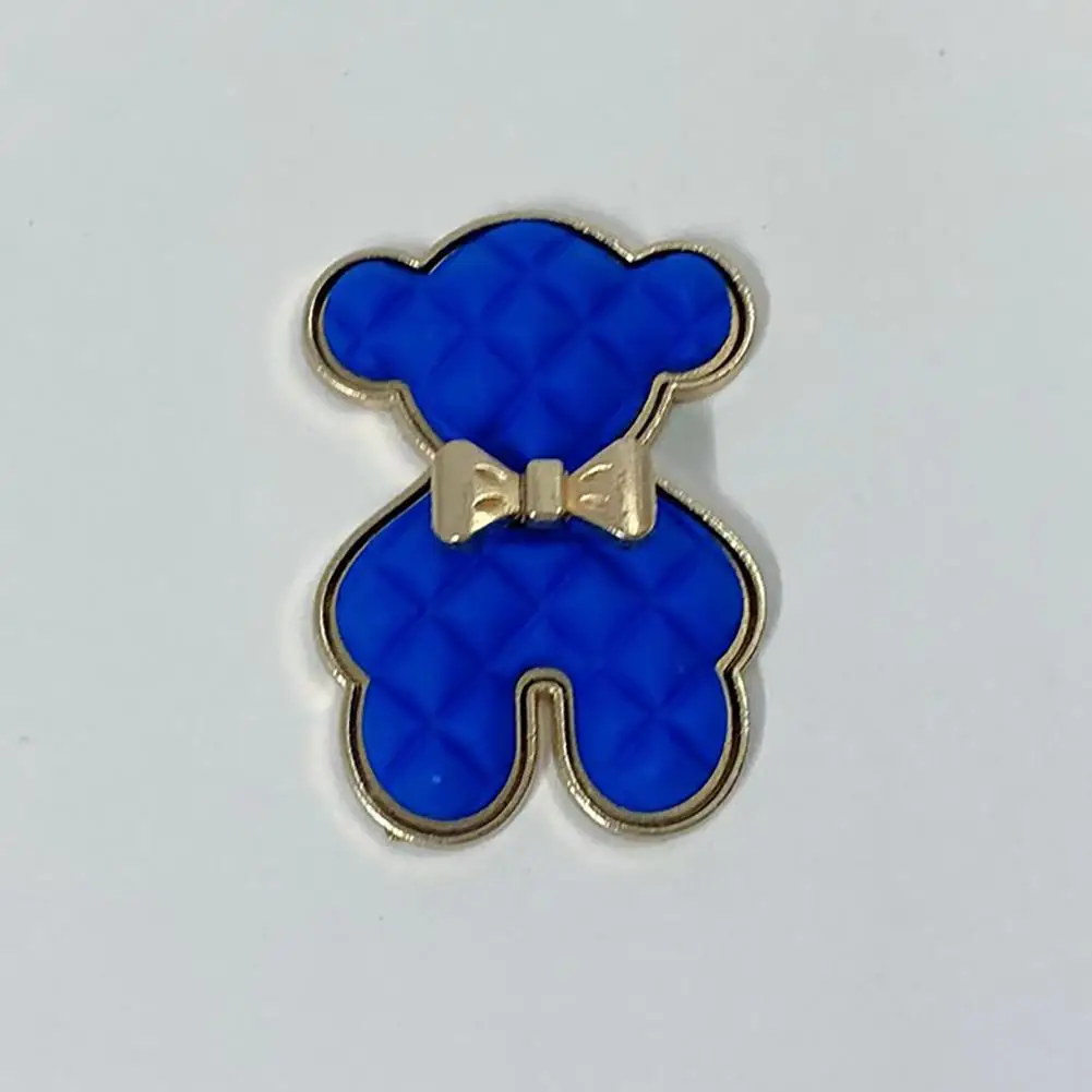 universal popular plated animal bowknot phone case embellishment metal hair accessory bear bow phone accessories free global shipping