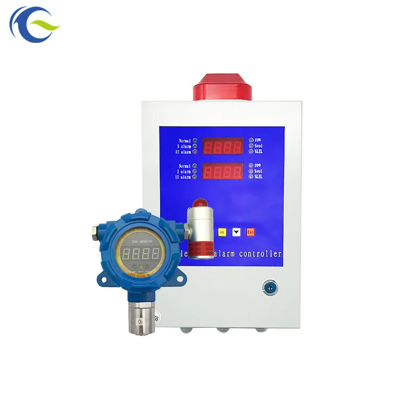 

manufacturer price LPG Methane gas detector with Two channels control panel LPG detector
