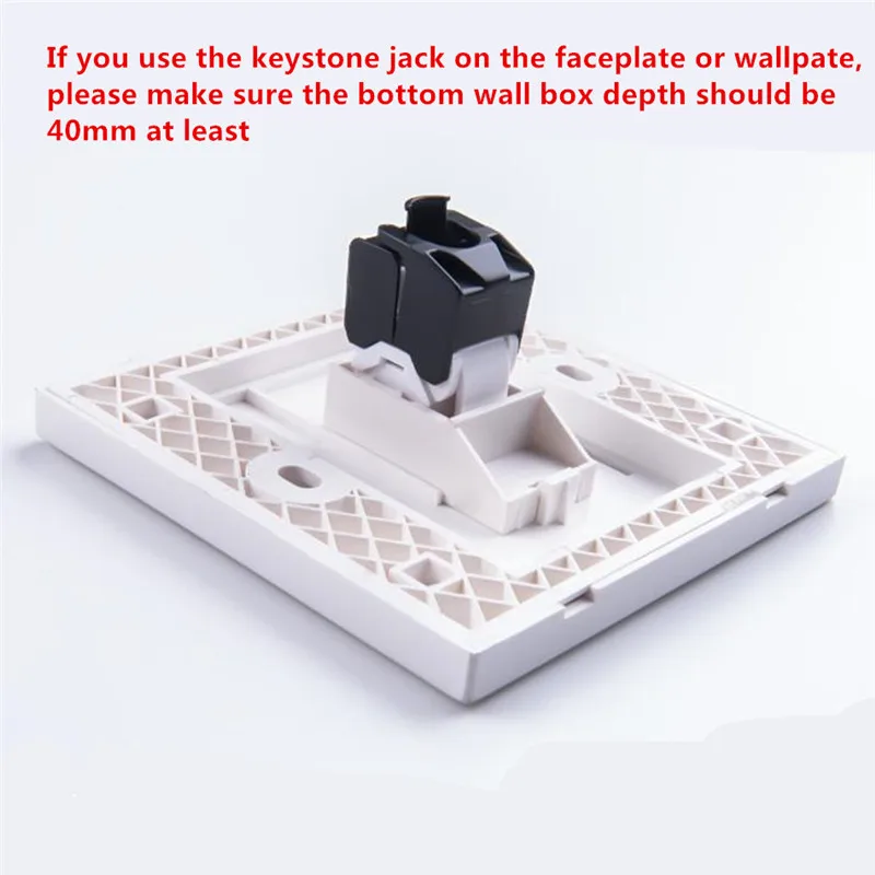 Разъем 10G RJ45 Cat6a Keystone Ethernet Jack Cat 6a штекер с позолоченными контактами кабель 23-26AWG 15u |