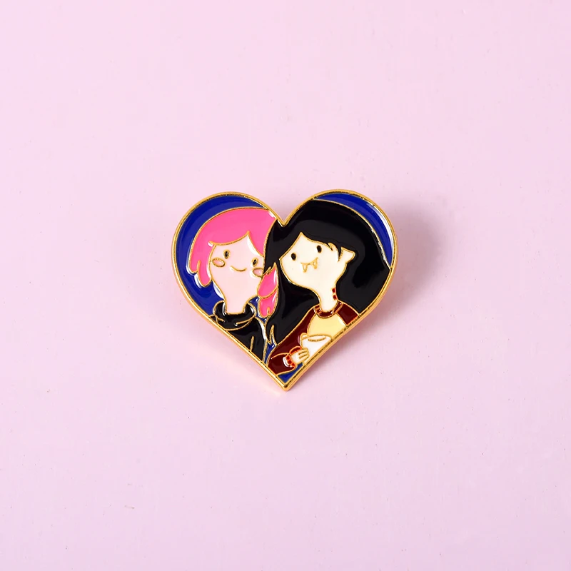 

Sister's Face Brooches for Women Seed Comics Cartoon Pins Fashion Couple Badges Daily Clothes Decoration Enamel Pin