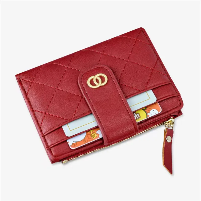 New Fashion Luxury Women's Wallets Mini Wallets perse Portomonee Portfolio Women's Short Wallets Women's Card Holders 2022