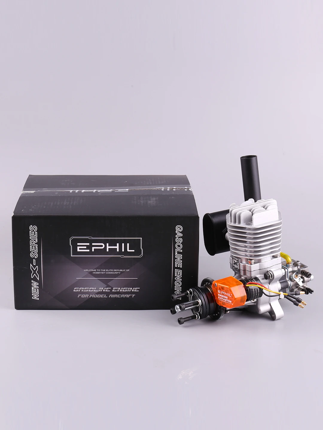 Фото Ephilpower X-38CC-S Pro модель самолета бензиновый двигатель электрический стартер одноцилиндровый двухтактный боковой ряд №4