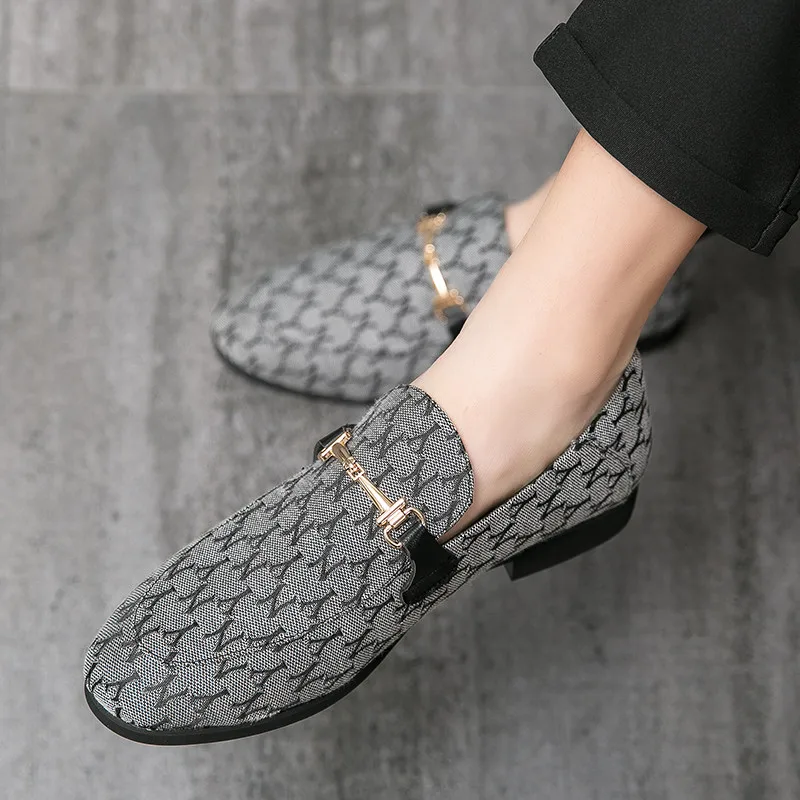 Мужские классические мокасины без застежки черные дизайнерские туфли на плоской