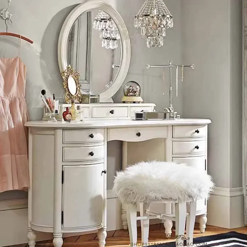 Зеркальный комод Eithe Girl белый