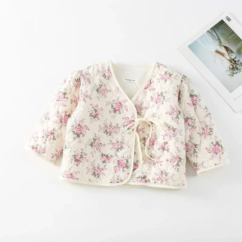 Парки для девочек на осень и зиму толстые хлопковые вельветовые парки с зажимом