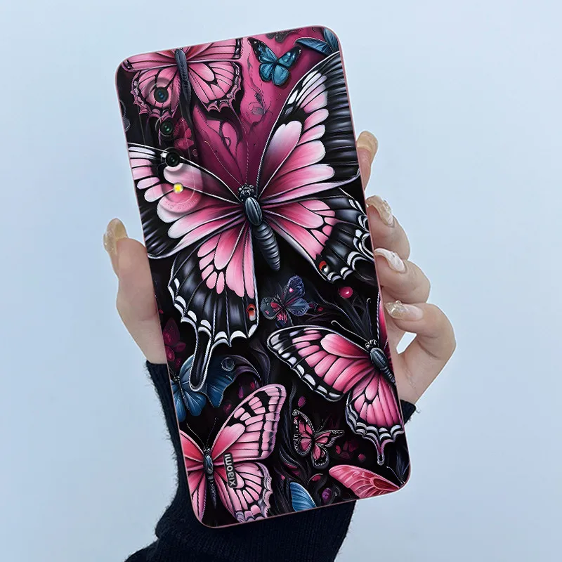 Чехол для Xiaomi Mi A3 забавный милый мультяшный кот бампер матовый защитный чехол