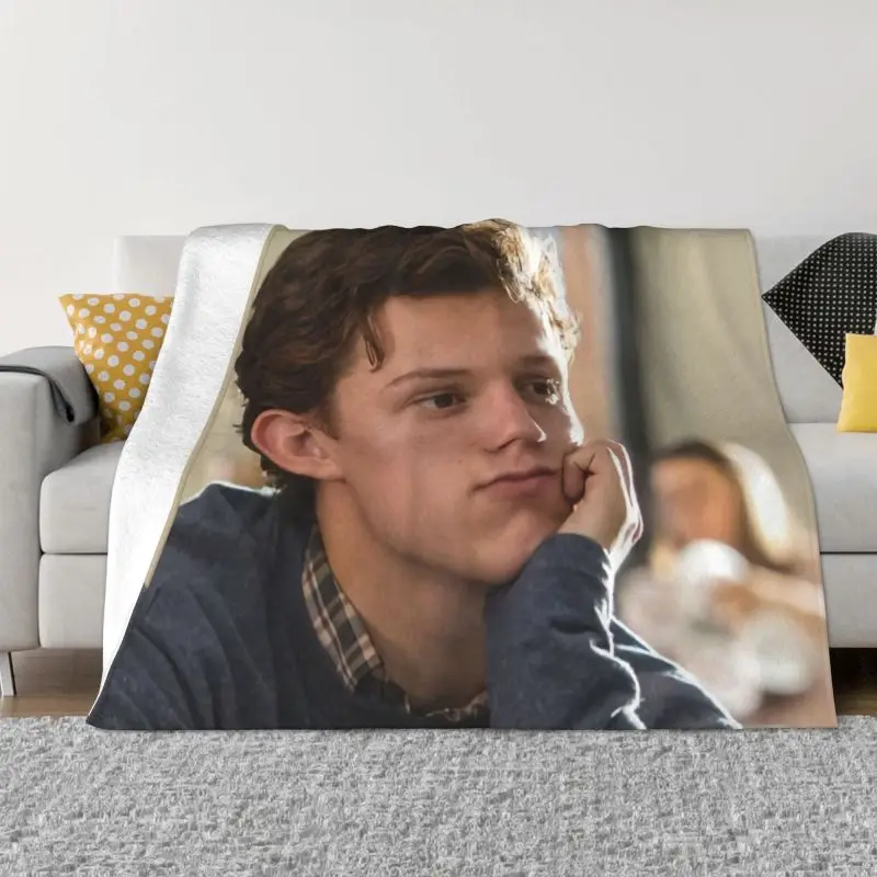 

Lovely Tom Holland Blanket 3D Print Soft Flannel Fleece Warm Throw Blankets for Car Bedroom Couch Bedspreads