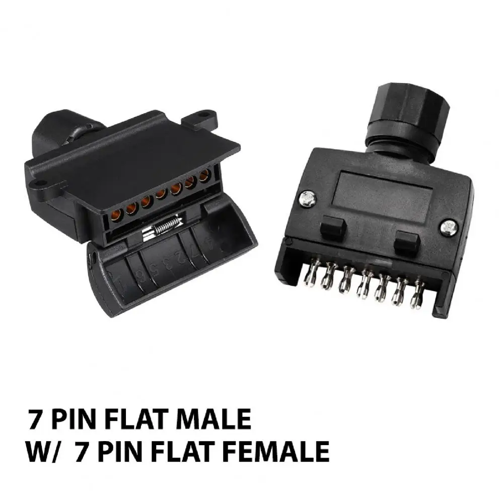 

Cable Socket Safe PC Replacement 7 Pin Towing Wiring Socket Trailer Plug for RV