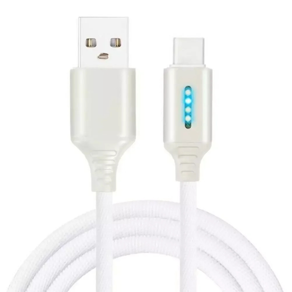 

Auto Cut-Off Fast Charging Nylon Cable Mobile Phone Intelligent Cable Cable Disconnect Quick Line Charging Data Data Smart N3I0