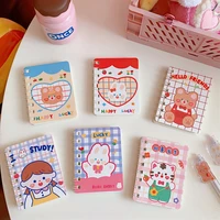 ice yoyo 80 sheets loose leaf notebook cute cartoon portable pocket coil mini note pad office student school supplies stationery