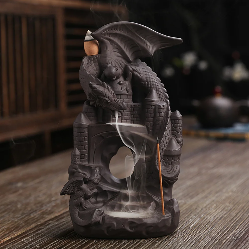 

1pc Backflow Incenses Burner Holders Pterosaur Burner for Decors