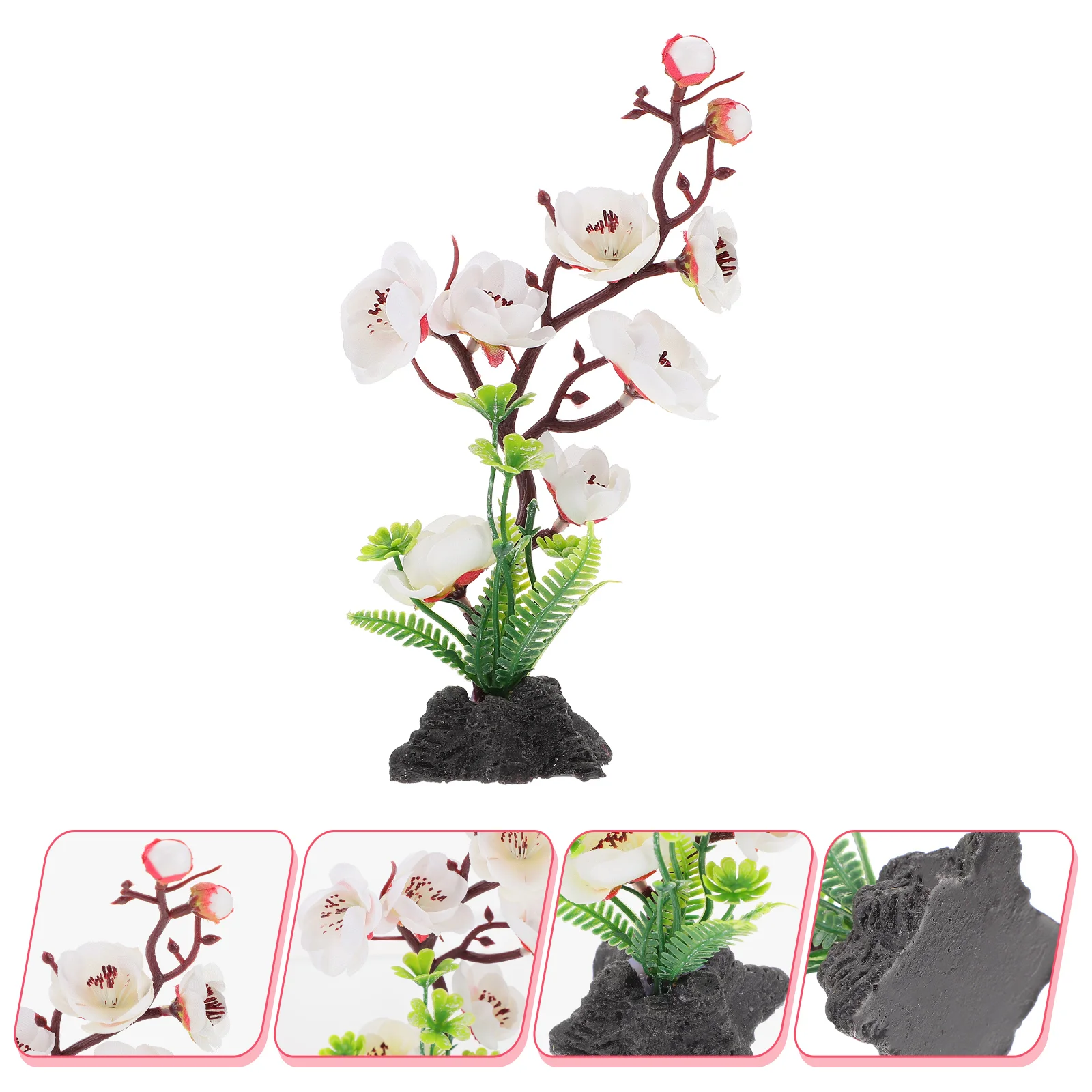 

Plate Sushi Flower Decorations Artificial Dish Flowers Ornament Ornaments Decor Aquarium Sashimi Japanese Tank Fake Serving