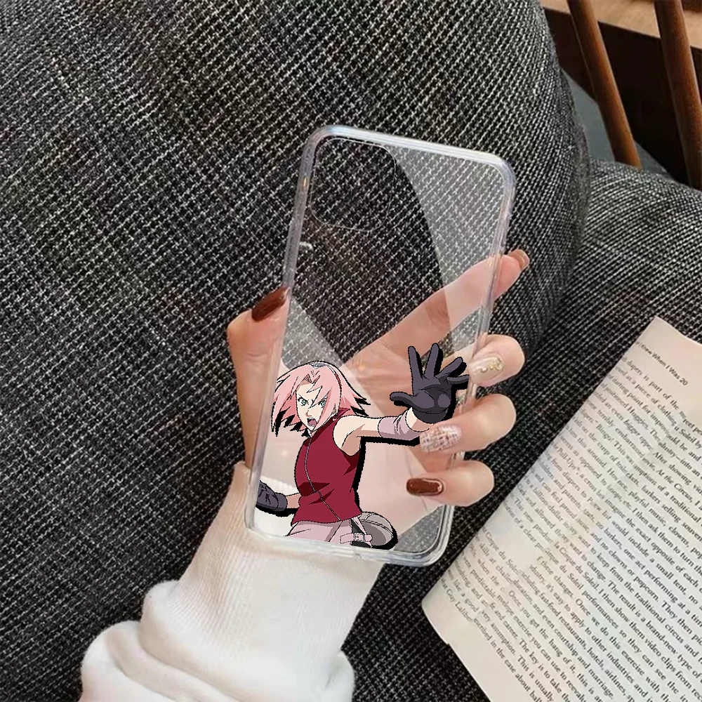 Чехол для телефона NARUTO-Haruno Sakura Huawei P Mate P10 P20 P30 P40 10 20 Smart Z Pro Lite 2019 прозрачный