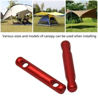 2pcs portable canopy adjustment buckle two holes design windproof accessories tent rope buckle for camping