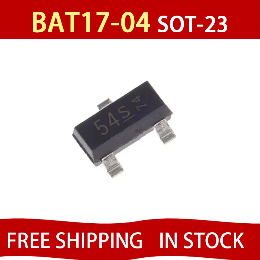 

10 шт BAT17-04 54s SOT-23 100% новый оригинальный Бесплатная доставка