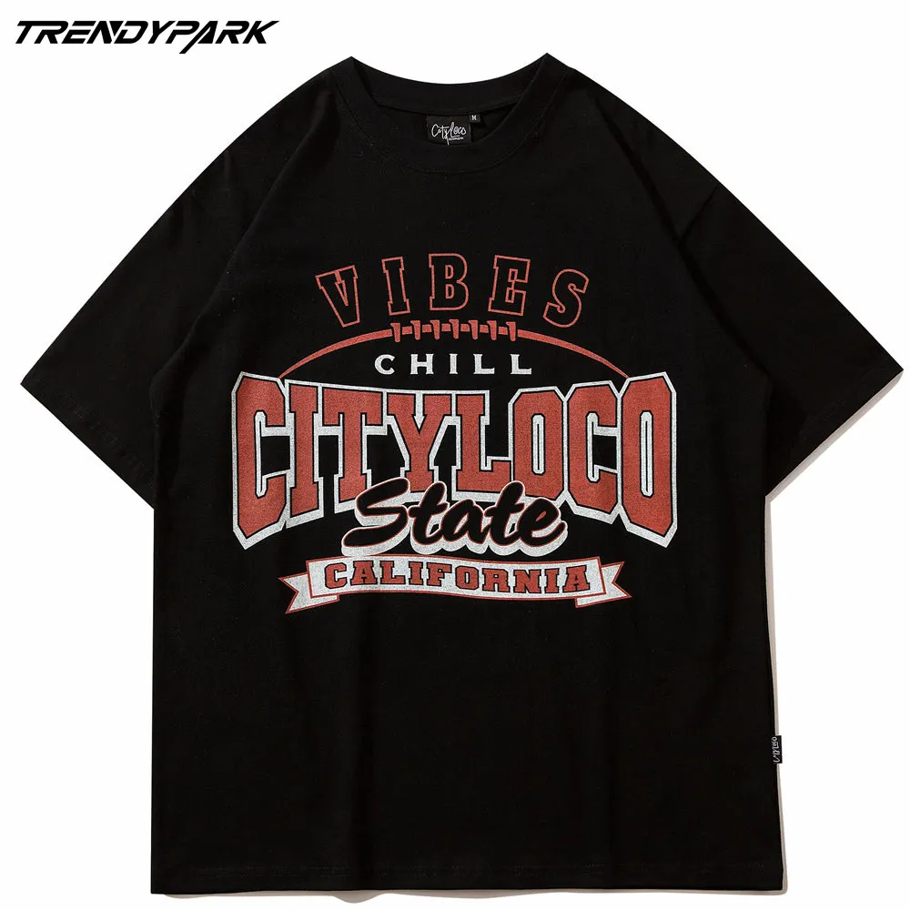 

Футболка мужская с круглым вырезом, хлопок, Готическая уличная одежда в стиле Харадзюку, Повседневная рубашка в стиле хип-хоп, с буквенным п...