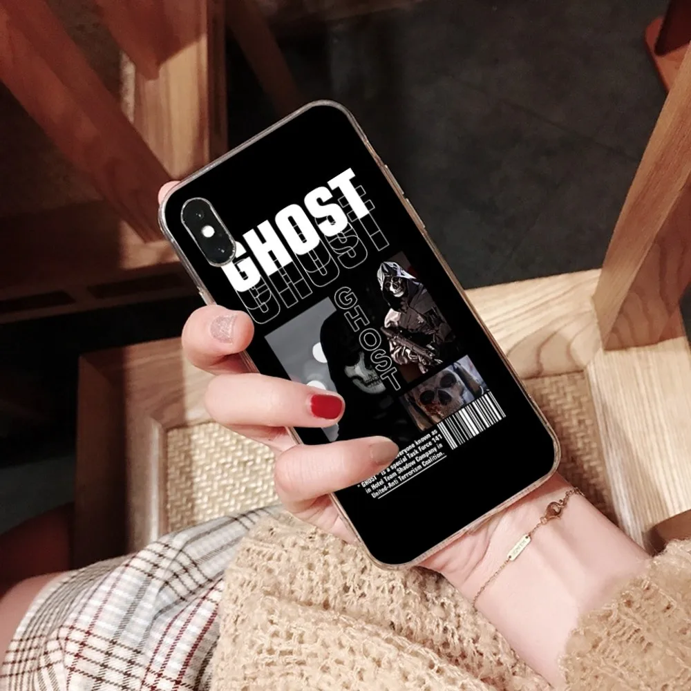 Чехол для телефона C-Call Of D-Duty iPhone 16 15 14 13 12 Mini 11 Pro XS Max X XR SE 6 7 8 Plus мягкий силиконовый