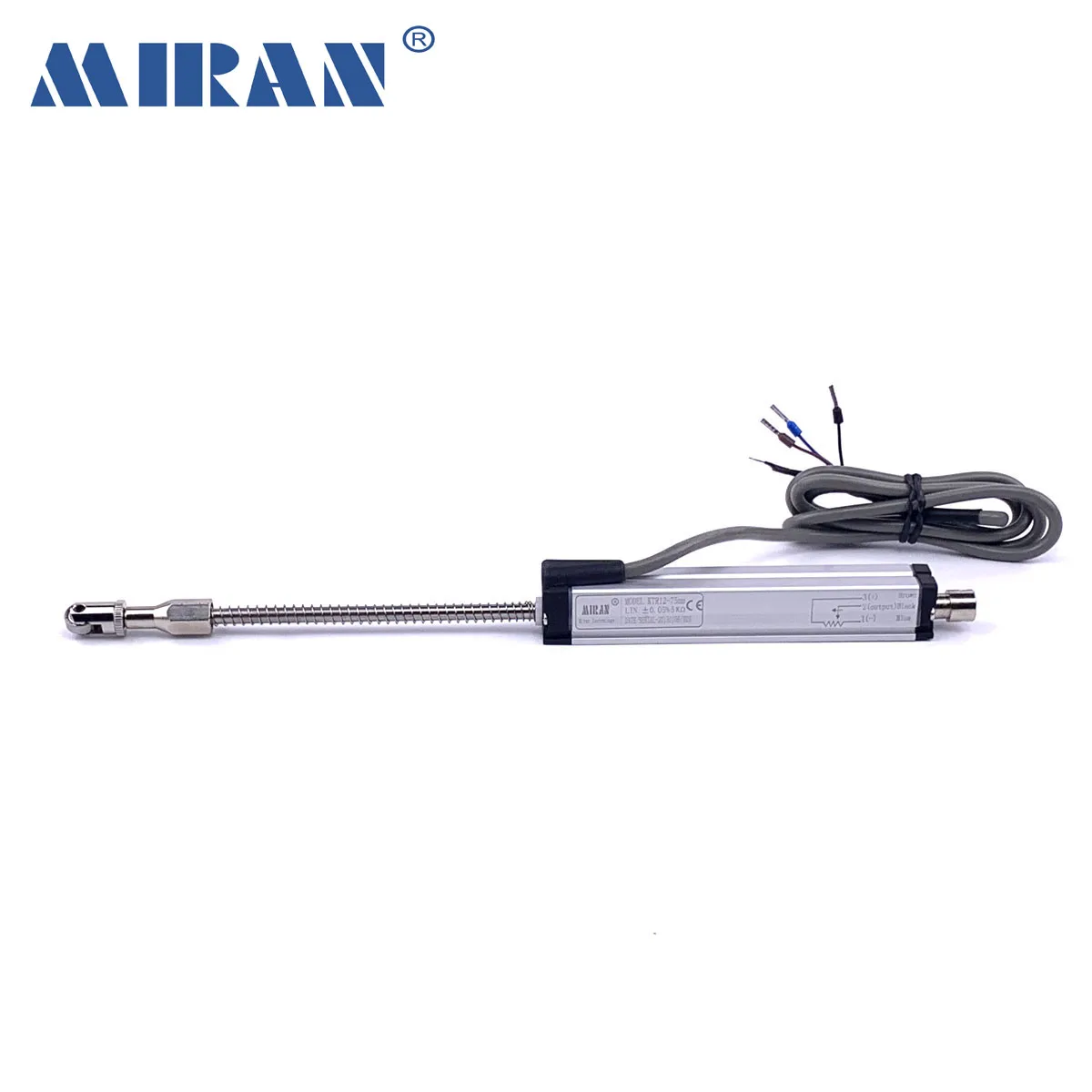 Miran Spring Self-return KTR12 10mm-25mm Displacement Transducer Accuracy 0.0005mm High Precision Linear Position Sensor/Scale enlarge